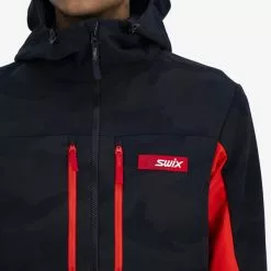 Swix Surmount Soft Shield Jacket M -pyöräkauppa 75766 7 blackfieryred