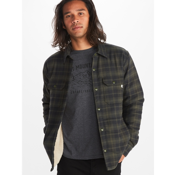 Marmot Ridgefield Heavyweight Sherpa Lined Flannel 3 Marmot Ridgefield Heavyweight Sherpa Lined Flannel - Image 3
