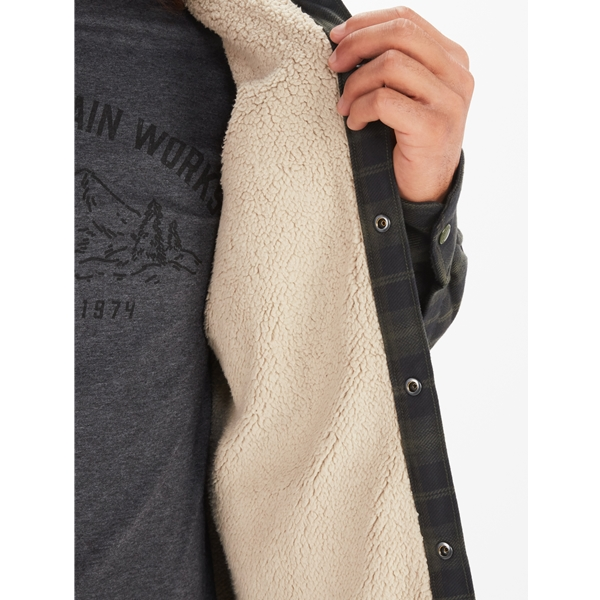 Marmot Ridgefield Heavyweight Sherpa Lined Flannel 6 Marmot Ridgefield Heavyweight Sherpa Lined Flannel - Image 6