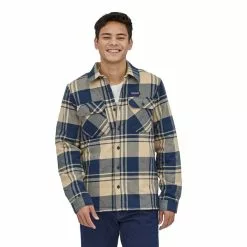 Patagonia M's Insulated Organic Cotton MW Fjord Flannel Shirt -pyöräkauppa 76020 2 liveoakoartan