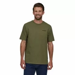 Patagonia M's P-6 Logo Responsibili-Tee -pyöräkauppa 76051 2 wyominggreen