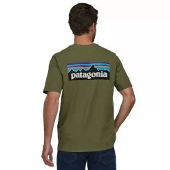 Patagonia M's P-6 Logo Responsibili-Tee -pyöräkauppa 76051 3 wyominggreen