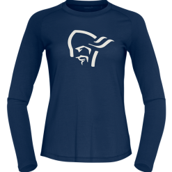 Norröna Norrøna Pureull Long Sleeve W's -pyöräkauppa 76110 1 indigonight