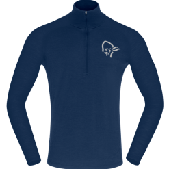 Norröna Norrøna Pureull Zip Neck M's 6 Norröna Norrøna Pureull Zip Neck M's -pyöräkauppa 76113 1 indigonight