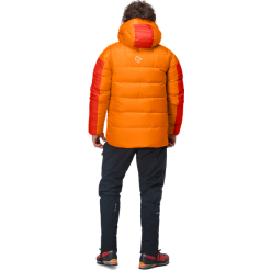 Norrøna Norröna Trollveggen Down850 Jacket (m) -pyöräkauppa 76117 4 orangepopsiclearednalin