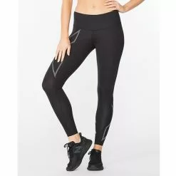2Xu Light Speed Mid-Rise Comp Tights Women -pyöräkauppa 76330 1 blackblackreflective
