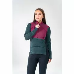 Devold Lauparen Merino 190 Zip Neck Wmn -pyöräkauppa 76413 3 beetrootwoodsink