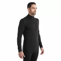 Icebreaker M 200 Oasis LS Half Zip -pyöräkauppa 76439 2 black