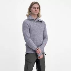 Ulvang Rav Sweater W/Zip -pyöräkauppa 76982 4 greymelange