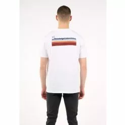 KnowledgeCotton Apparel Knowledge Back Print Tee - Gots/Vegan -pyöräkauppa 76996 2 brightwhite