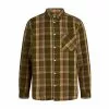 KnowledgeCotton Apparel Light Flannel Checkered Relaxed Fit Shirt