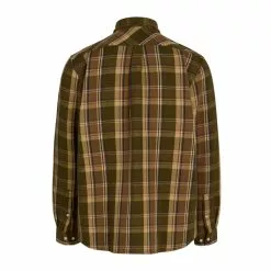 KnowledgeCotton Apparel Light Flannel Checkered Relaxed Fit Shirt 4 KnowledgeCotton Apparel Light Flannel Checkered Relaxed Fit Shirt -pyöräkauppa 76997 2 greencheckered