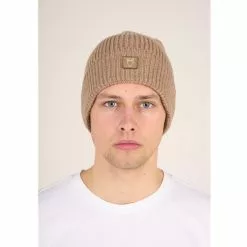 KnowledgeCotton Apparel Organic Wool Rib Beanie - Gots -pyöräkauppa 76999 1 kelp