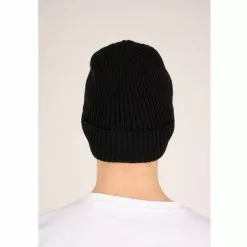 KnowledgeCotton Apparel Organic Wool Rib Beanie - Gots -pyöräkauppa 76999 2 blackjet