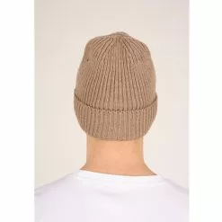 KnowledgeCotton Apparel Organic Wool Rib Beanie - Gots -pyöräkauppa 76999 2 kelp