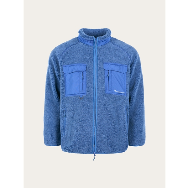 Knowledgecotton Apparel Oversized Raglan Teddy Polyester Zip Sweat 1 Knowledgecotton Apparel Oversized Raglan Teddy Polyester Zip Sweat