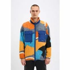 Knowledgecotton Apparel Oversized Raglan Teddy Polyester Zip Sweat 23 Knowledgecotton Apparel Oversized Raglan Teddy Polyester Zip Sweat -pyöräkauppa 77007 3 orangemulti