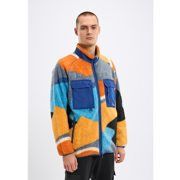 Knowledgecotton Apparel Oversized Raglan Teddy Polyester Zip Sweat 10 Knowledgecotton Apparel Oversized Raglan Teddy Polyester Zip Sweat - Image 10