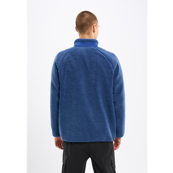 Knowledgecotton Apparel Oversized Raglan Teddy Polyester Zip Sweat 5 Knowledgecotton Apparel Oversized Raglan Teddy Polyester Zip Sweat - Image 5