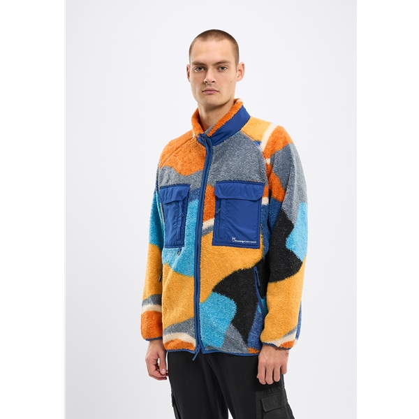 Knowledgecotton Apparel Oversized Raglan Teddy Polyester Zip Sweat 12 Knowledgecotton Apparel Oversized Raglan Teddy Polyester Zip Sweat - Image 12