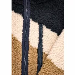 KnowledgeCotton Apparel Teddy Aop Oversized Zip - Grs/Vegan -pyöräkauppa 77013 4 blackmulti