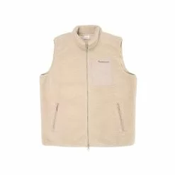 KnowledgeCotton Apparel Teddy Fleece Vest - Grs/Vegan -pyöräkauppa 77015 1 sand