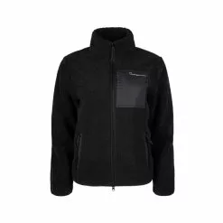 KnowledgeCotton Apparel Teddy High Neck Zip Jacket - Grs/Vegan