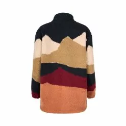 Knowledgecotton Apparel Teddy Printed High Neck Zip Jacket - Grs/Vegan -pyöräkauppa 77021 2 blackmulti