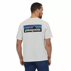 Patagonia M's P-6 Logo Responsibili-Tee -pyöräkauppa 77640 3 white