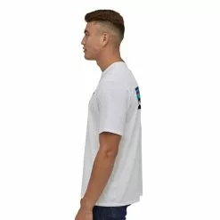 Patagonia M's P-6 Logo Responsibili-Tee -pyöräkauppa 77640 5 white