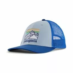 Patagonia P-6 Logo Lopro Trucker Hat -pyöräkauppa 77671 1 steamblue