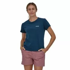 Patagonia W's P-6 Logo Responsibili-Tee -pyöräkauppa 77677 4 tidepoolblue