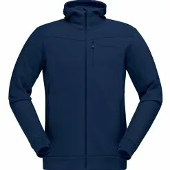 Norrøna Norröna Falketind Warmwool2 Stretch Zip Hood M's -pyöräkauppa 78032 1 indigonight