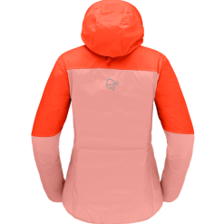 Norrøna Norröna Falketind Aero60 Hood W's -pyöräkauppa 78056 2 orangealertpeachamber