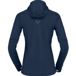 Norrøna Norröna Falketind Power Grid Hood W's -pyöräkauppa 78068 2 indigonight