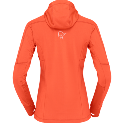 Norrøna Norröna Falketind Power Grid Hood W's -pyöräkauppa 78068 2 orangealert