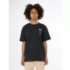 Knowledgecotton Apparel Loose Camp Front Print T-Shirt - Gots