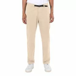 Knowledgecotton Apparel Regular Twill Pant Belt Details - Gots/Vegan -pyöräkauppa 78209 3 lightfeathergray