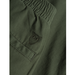 Knowledgecotton Apparel Regular Twill Pant Belt Details - Gots/Vegan -pyöräkauppa 78209 6 forrestnight