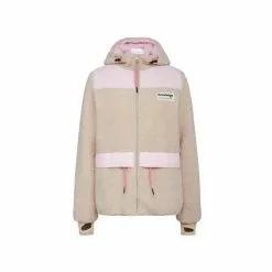 Knowledgecotton Apparel Teddy Colorblock Jacket - Grs/Vegan