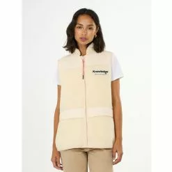 Knowledgecotton Apparel Teddy Colorblock Vest - Grs/Vegan -pyöräkauppa 78214 3 buttercream