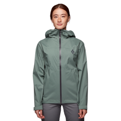 Black Diamond W Stormline Stretch Rain Shell -pyöräkauppa 78655 1 laurelgreen