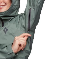 Black Diamond W Stormline Stretch Rain Shell -pyöräkauppa 78655 4 laurelgreen
