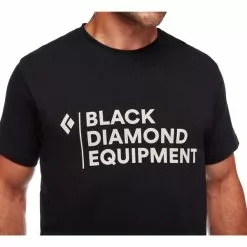 Black Diamond M Stacked Logo SS Tee -pyöräkauppa 78659 4 black