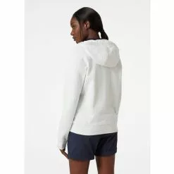 Helly Hansen W HH Logo Full Zip Hoodie -pyöräkauppa 78750 4 nimbuscloudmelange