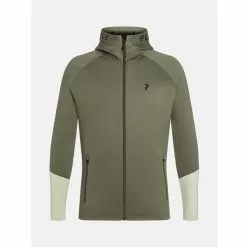 Peak Performance M Rider Mid Zip Hood -pyöräkauppa 78805 1 pineneedlelimitgreen