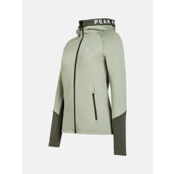 Peak Performance W Rider Mid Zip Hood -pyöräkauppa 78807 2 limitgreenpineneedle
