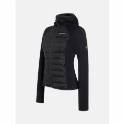 Peak Performance W Down Hybrid Hood Jacket -pyöräkauppa 79123 2 black