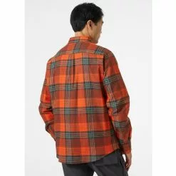 Helly Hansen Lokka Organic Flannel LS Shirt -pyöräkauppa 79142 3 ironoxideplaid