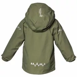 Isbjörn Storm Hardshell Jacket Kids Moss 98/104 -pyöräkauppa 79867 2 moss